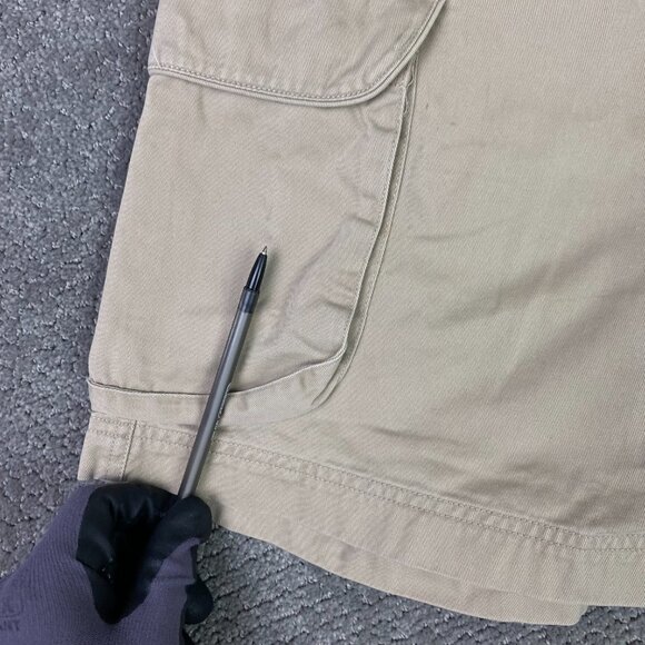 Vintage Polo Ralph Lauren Shorts Men's 33 Khaki Tan Chino Cargo - Picture 3 of 14